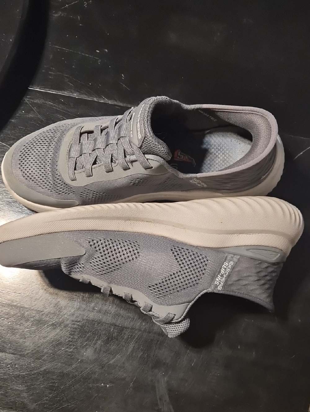 Step In Bounder 2.0 Charcoal Mesh Athletic Sneakers with Cushioned Insole